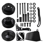 V-Belt 1/2 Groove Long Water Pump Pulley Kit for Chevy SB (1975–1975)