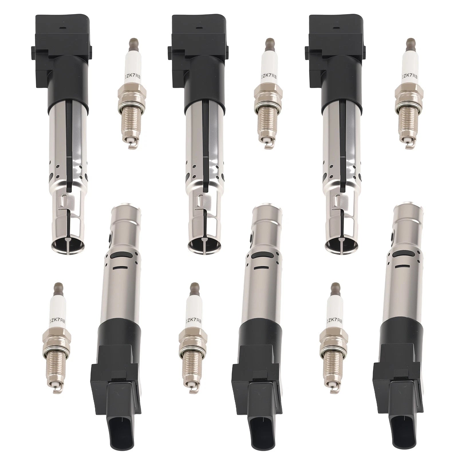 6x Ignition Coils & Spark Plug for Audi A3 VW R32 3.2L V6 (2004–2009) UF616