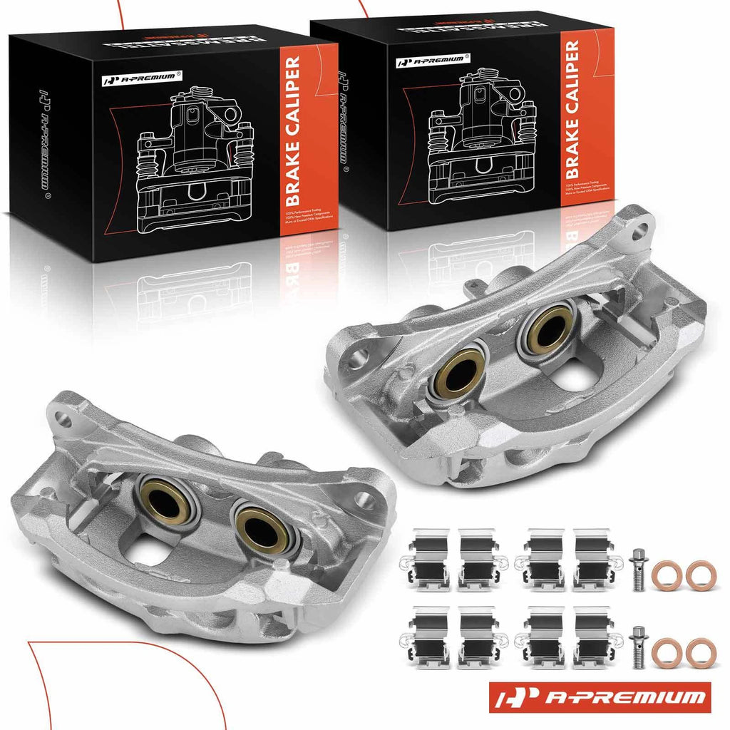 Pair Rear Brake Calipers for Chevy Silverado 2500 HD GMC Sierra 2500 (2001–2010)