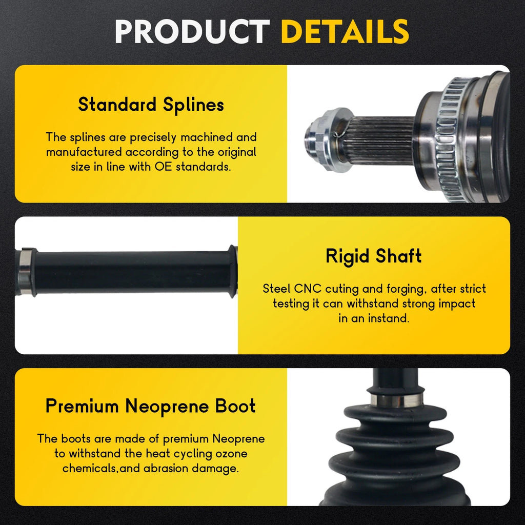 CV Axle Shaft Assembly for BMW 328xi 335i 328i (E90 E91 E92)