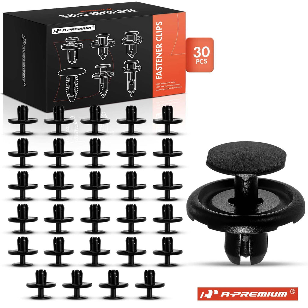 Radiator Splash Shield Retainer Clips (30 Pack) for Toyota (7mm)
