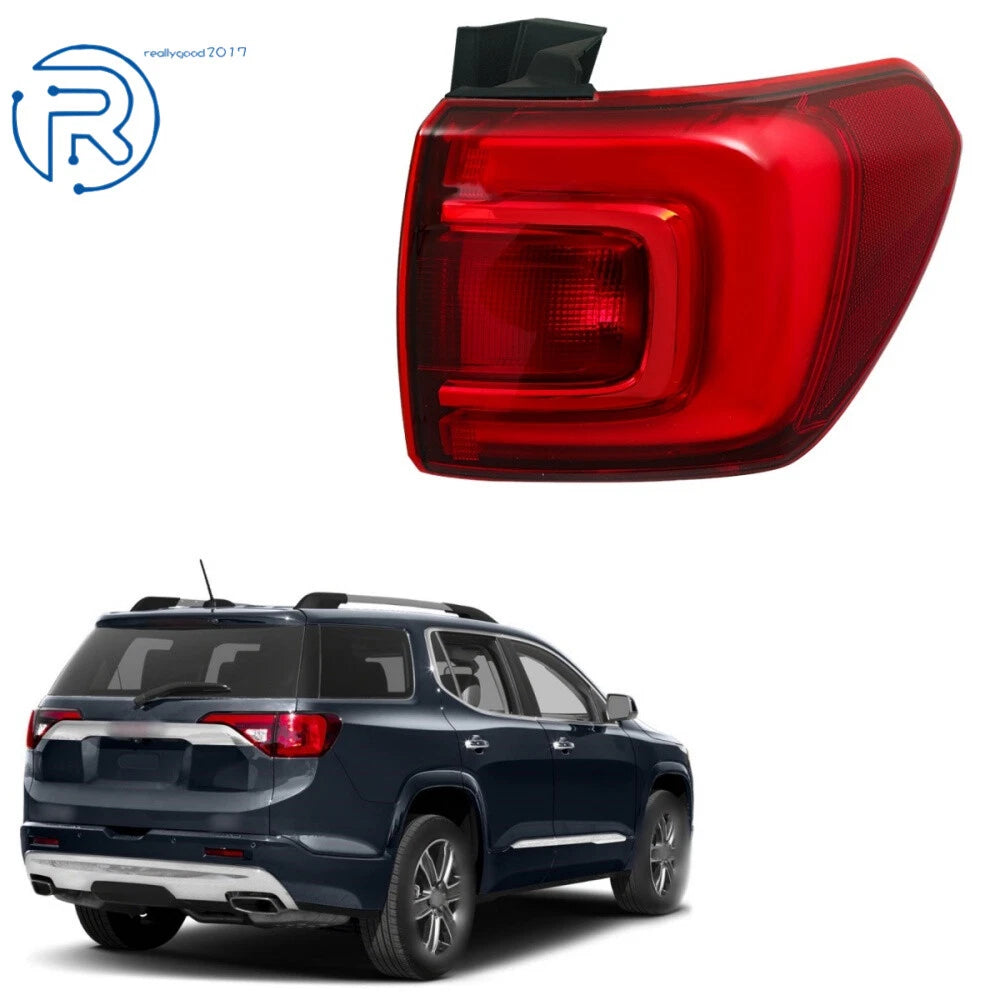 Passenger Side Red Rear Tail Light for GMC Acadia (2017–2019)