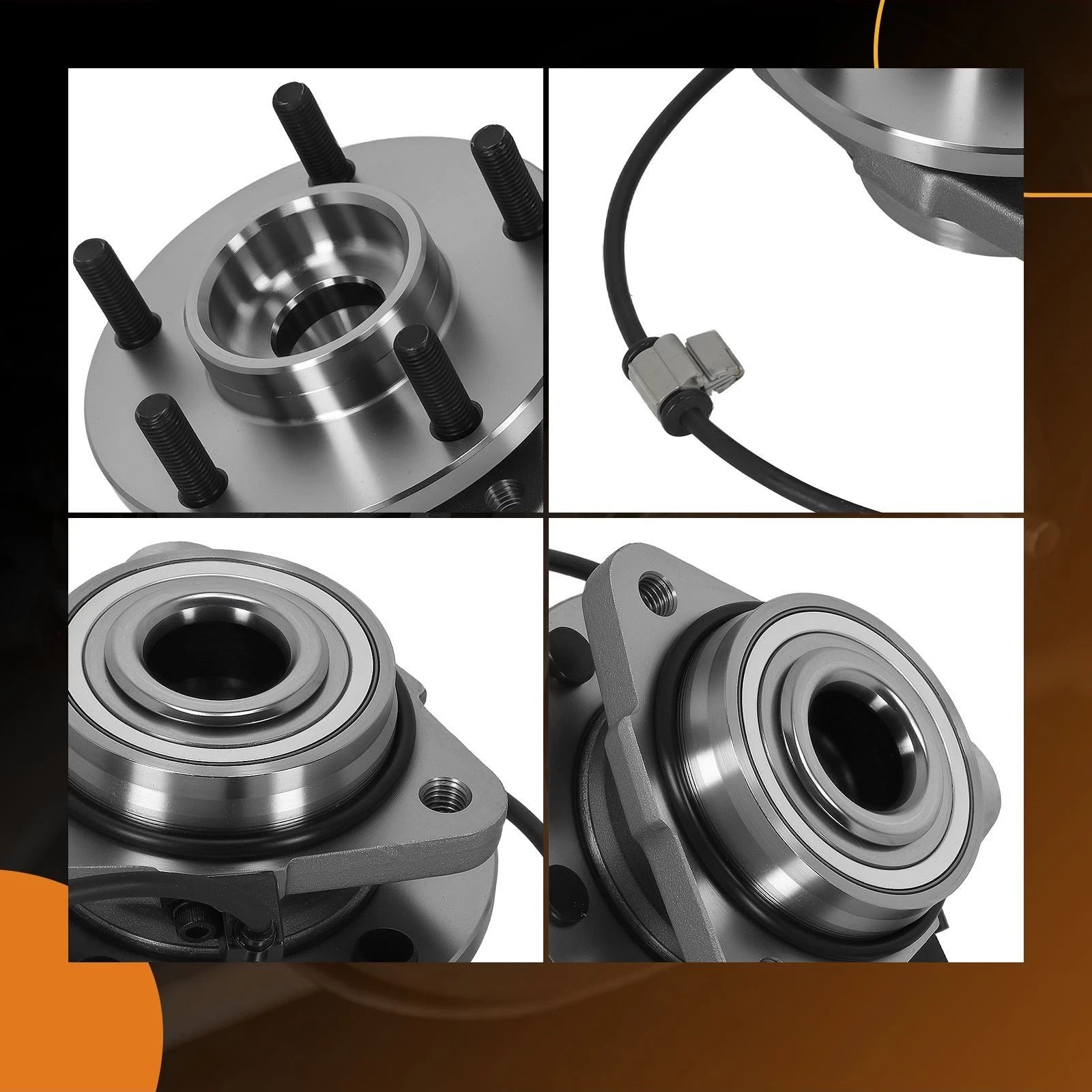 Front 5 Bolt Wheel Hub for GMC Jimmy Blazer (1998–2005) 2WD