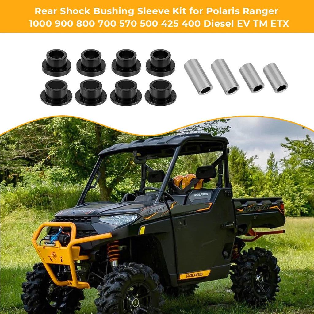 Rear Shock Bushing Sleeve Kit for Polaris Ranger 500, Ranger Crew 500 (2001–2022)
