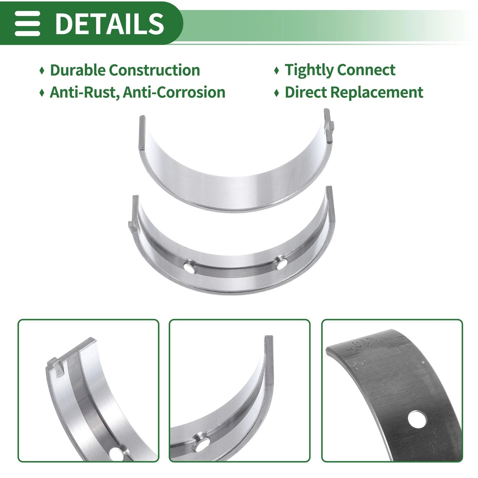 Main Bearing Set No. 1171128010 for Toyota Camry (2002–2009)