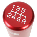 Shift Knob for Universal Fit (Red, Aluminum, Tapered)