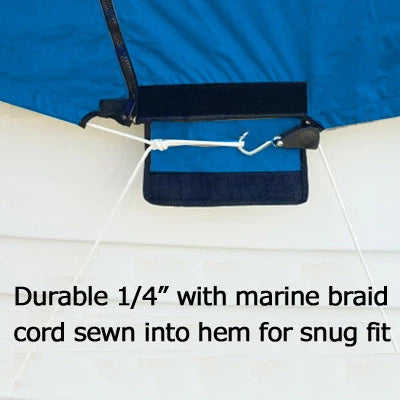 Triton 2895 CC Center Console Boat Cover (Waterproof, Blue)