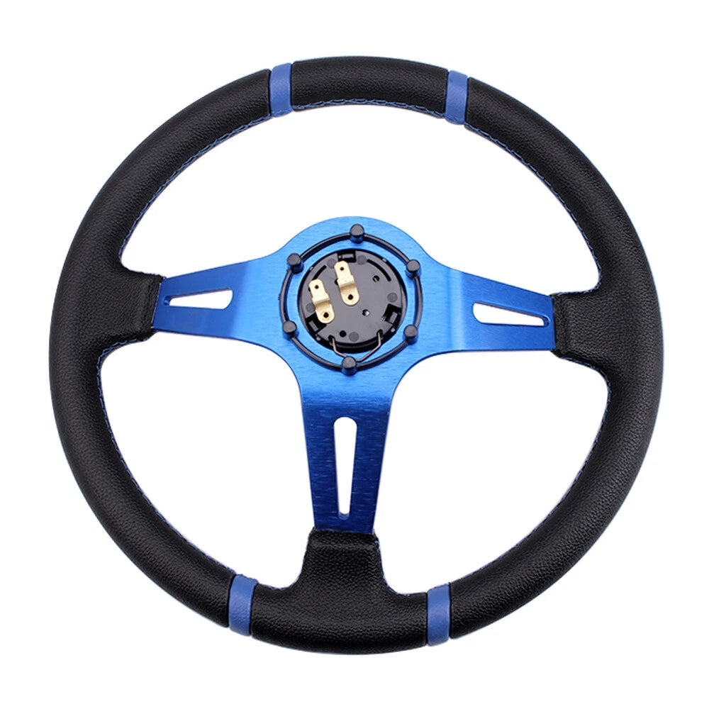 14" Deep Dish Aluminum Steering Wheel for Racing Car