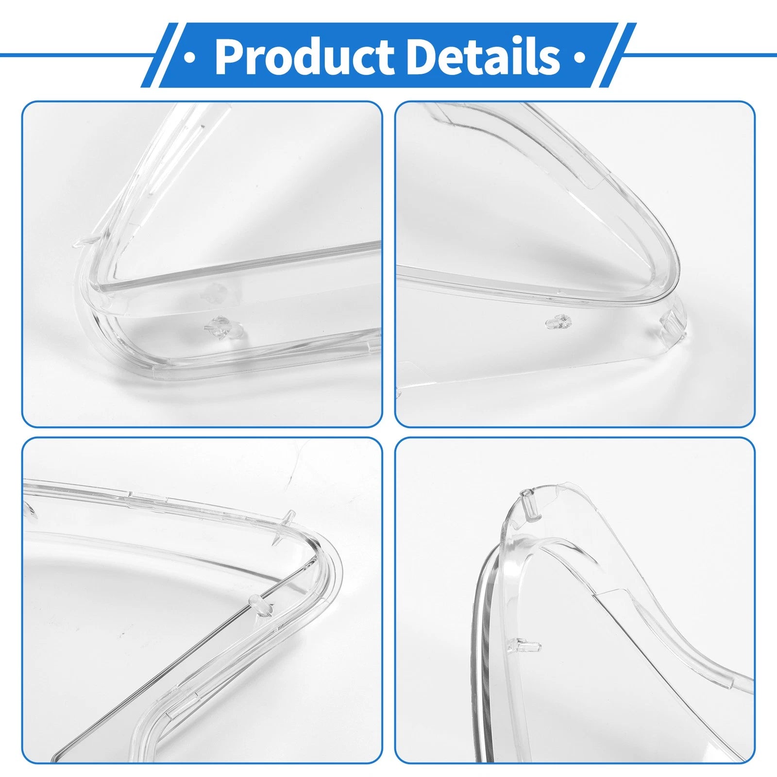 1 Pc Headlight Lens Cover for BMW 7 Series E65 (2002–2008) No. 63127162117