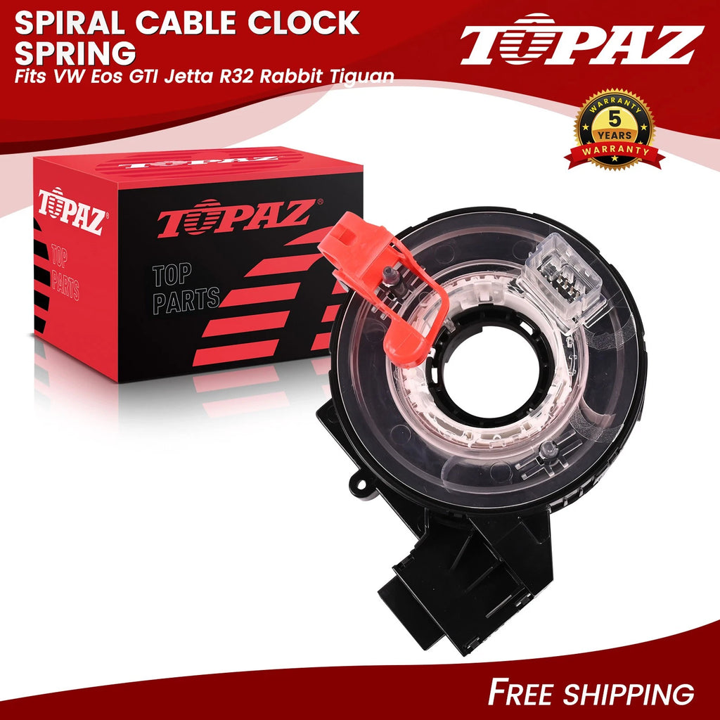Spiral Cable Clock Spring for VW Eos GTI Jetta R32 Rabbit Tiguan (2006–2018)