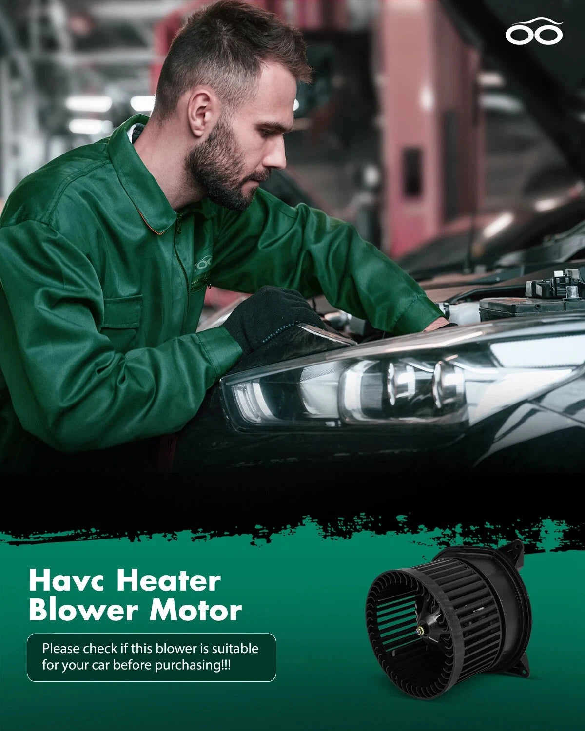 AC Heater Blower Motor 700105 for Ford Focus (2000–2007) & Transit Connect (2010–2013)