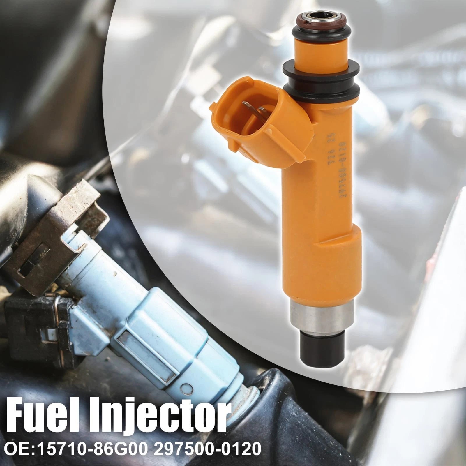 Fuel Injector 15710-86G00 297500-0120 for Suzuki Ignis (2017–2018) Swift (2007–2011) 1.5L