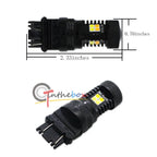 Set of 4 White/Amber DRL Turn Signal Parking Light Bulbs for GMC Sierra 1500 (2000–2014)