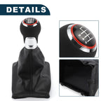 6 Speed Shift Knob with Boot Cover No. 8K0863278H for Audi A4 B8 (2007–2015)