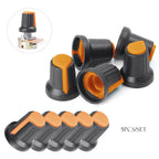 5X Potentiometer Switch Knob Cap for Universal Rotary Control (Dia 6mm)