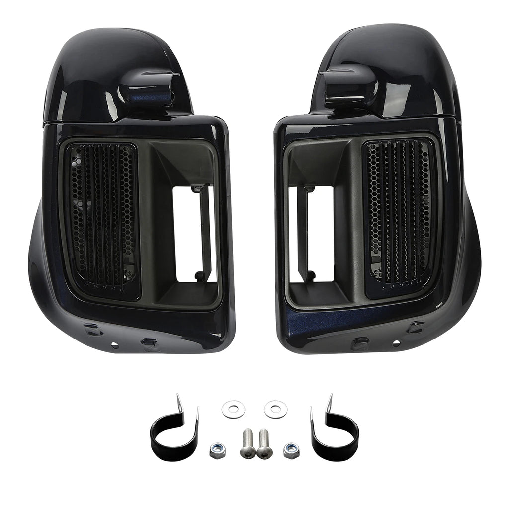 Lower Vented Fairings for Harley FLTRX Road Glide (2014–2023) 19 Midnight Blue