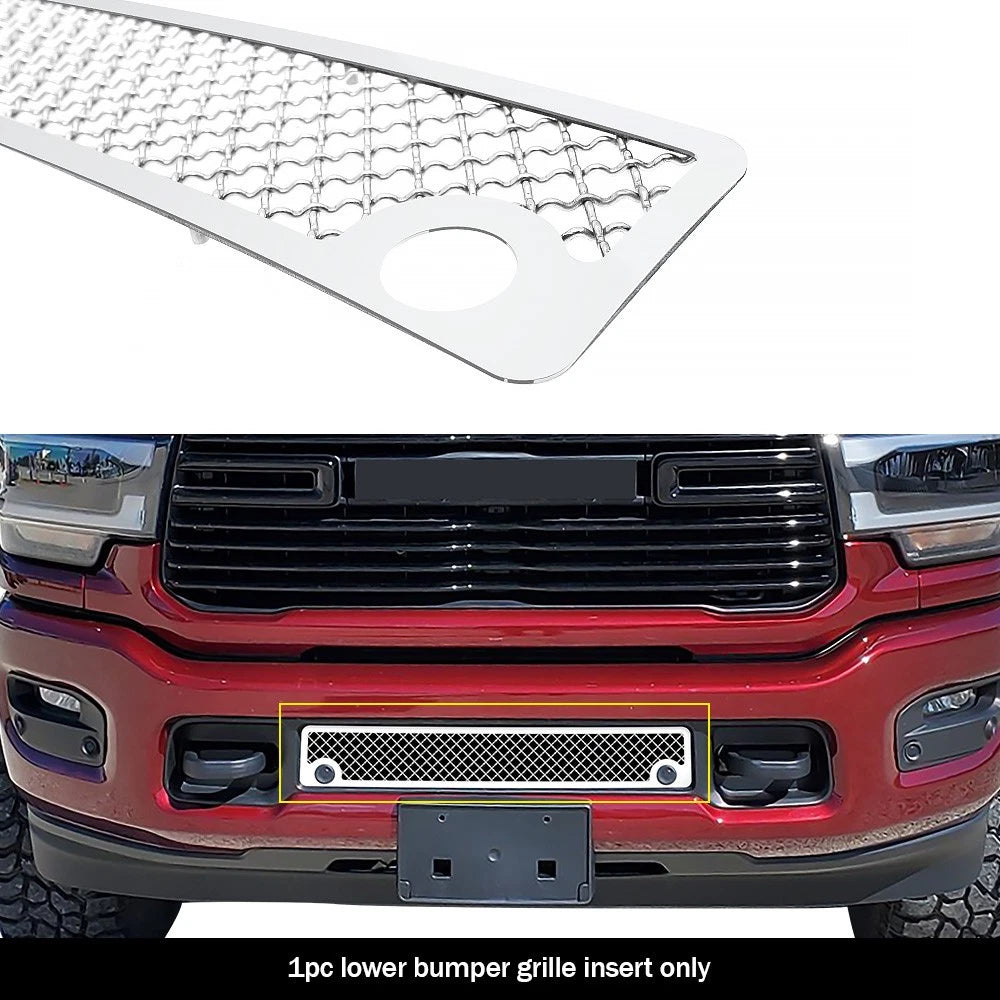 Stainless Chrome Mesh Grille Insert for Ram 2500/3500 (2019-2024)