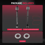 Front Inner Tie Rod End Pair for Lexus IS250 IS350 (2006–2015)