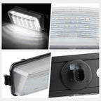 Nuvision White LED License Plate Lights for Nissan 350Z/370Z/GTR/Leaf/G25/G35/G37 (2003–2020)