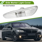 1 Pc Left Side Marker Light Cover for BMW 325i (2002–2006) 63137165915 White