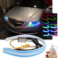 RGB LED Remote Control DRL Daytime Running Light for Acura TSX (2011–2014)