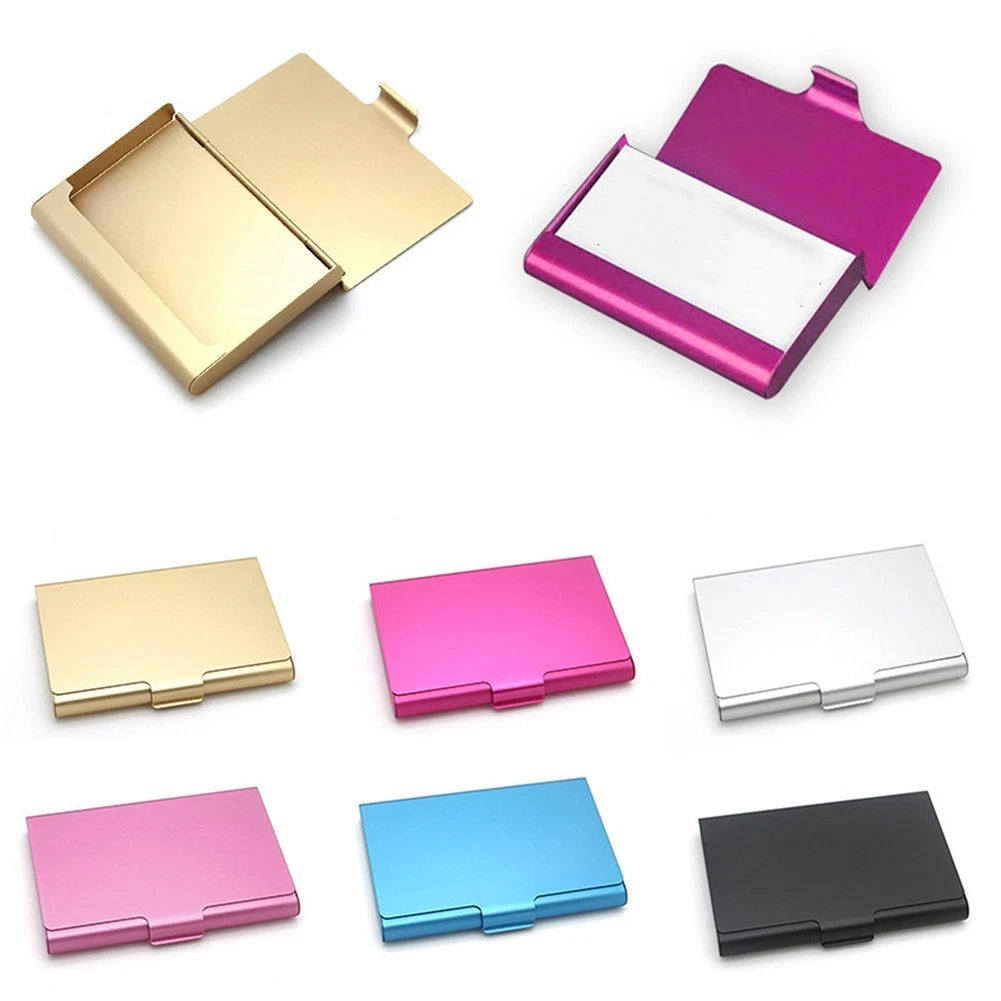 Card Case for Daily Life (1 PC, 22 Sheets, Aluminum Alloy)