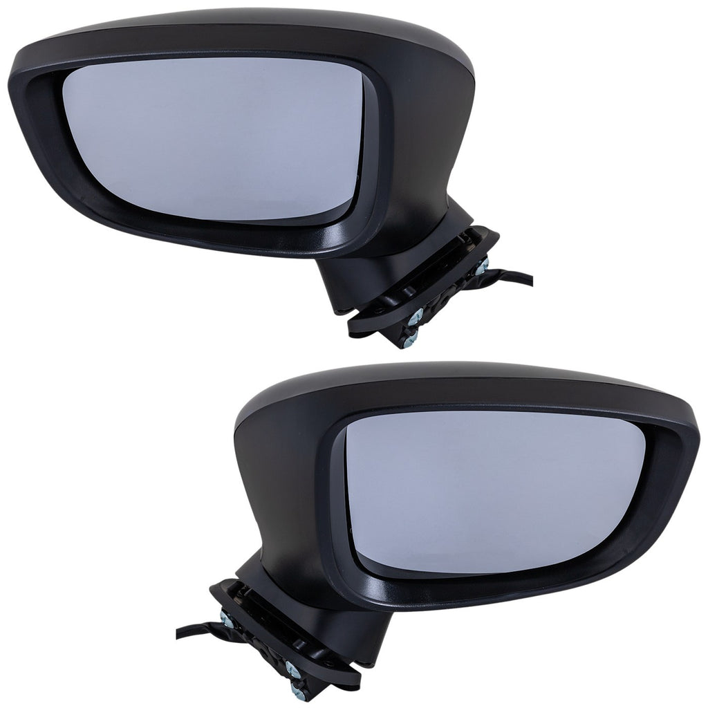 Set of 2 Heated Mirrors for Mazda 3
