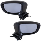 Set of 2 Heated Mirrors for Mazda 3
