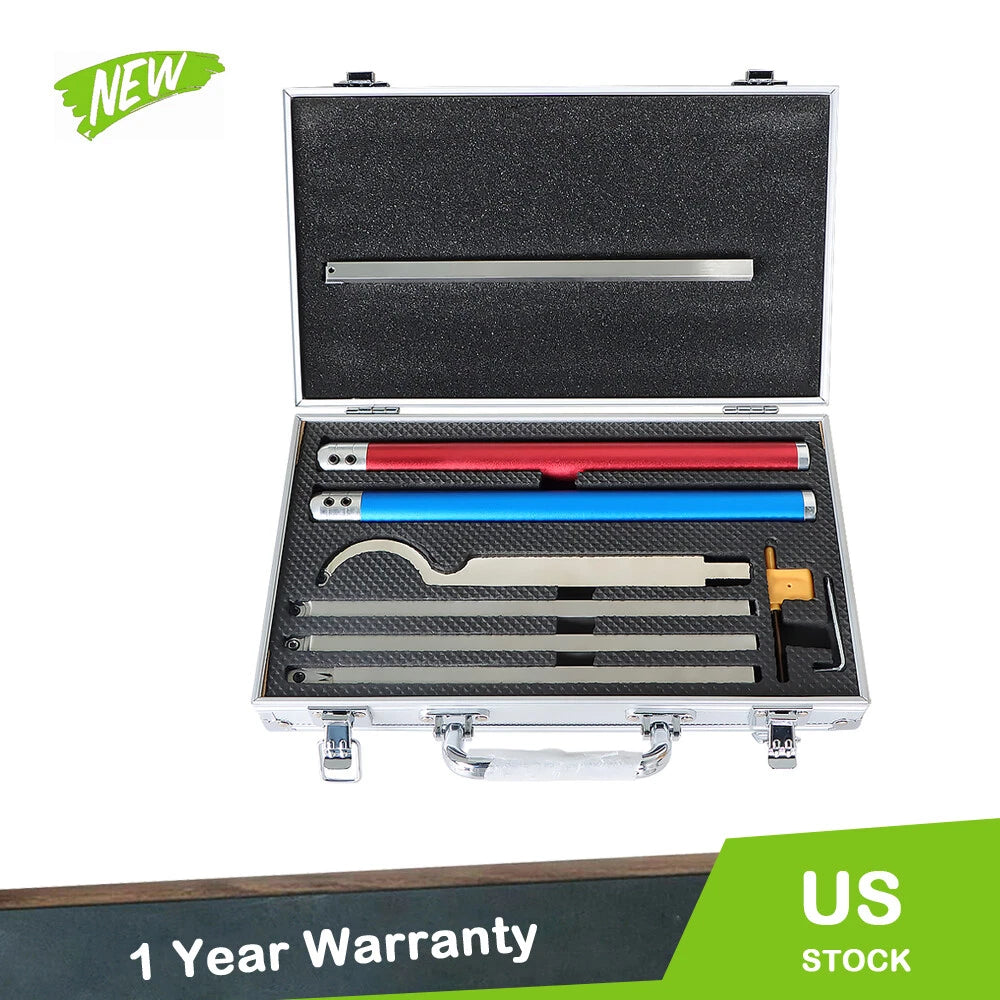 Set of 7 Wood Turning Tools for Full Size Lathes (20 Inch)
