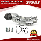 Engine Oil Cooler with Oil Filter Assembly for Chevy Cruze, Aveo, Pontiac G3 