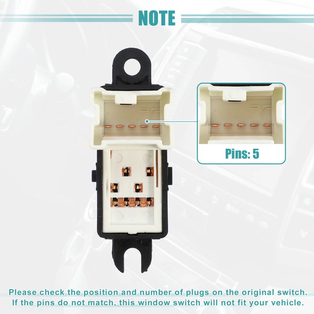 Power Window Switch Set of 2 for Nissan Versa (2007–2019)