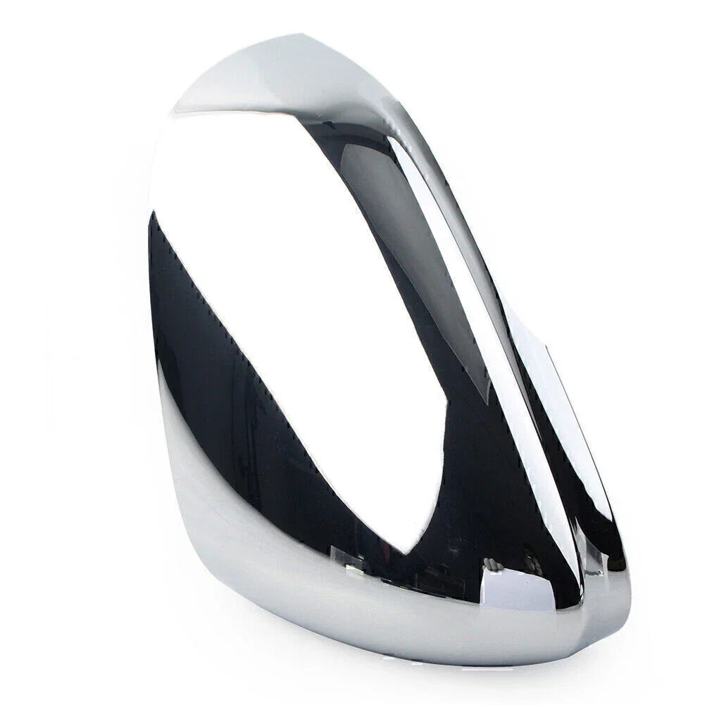 Left Side Rear View Mirror Cover Cap Chrome for Jaguar XF XFR XJ (2008-2015)