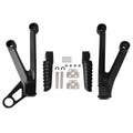 Set of 2 Passenger Footpegs Footrests Brackets for Kawasaki Ninja ZX10R (2004–2005)