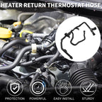 Heater Return Thermostat Hose for BMW 118i 120i 318i 320i (No.17127548222)