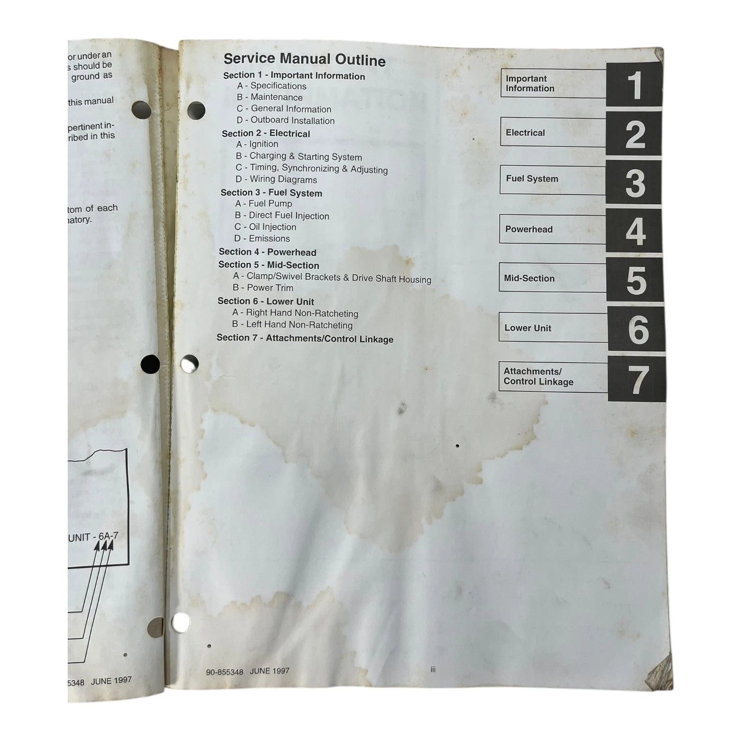 Service Manual for Mercury Mariner Outboards 90-855348, 200/225 Optimax (1997)