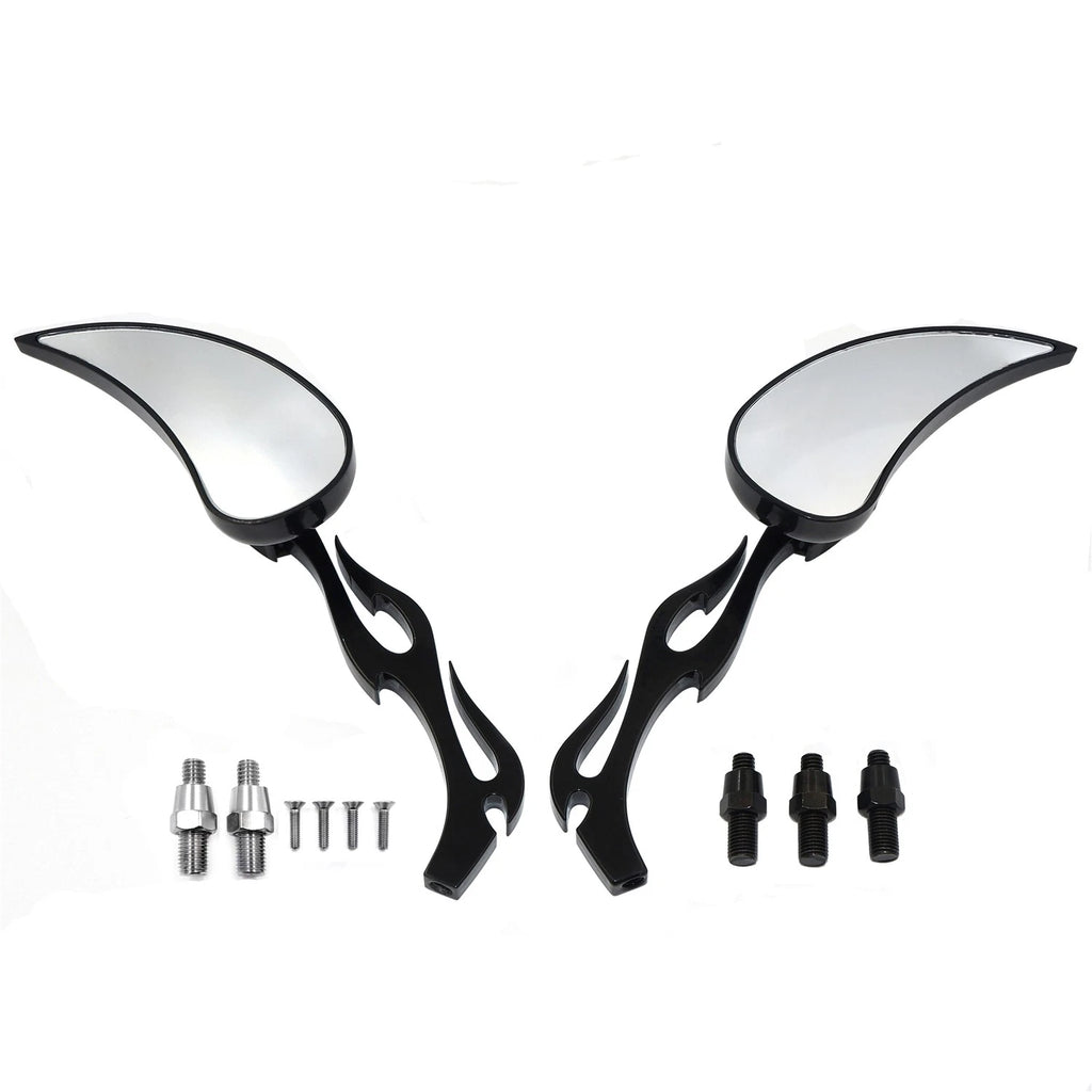Teardrop Mirror for Yamaha Cruiser Royal Star Road Star V-Star Max Warrior (1996–2023)