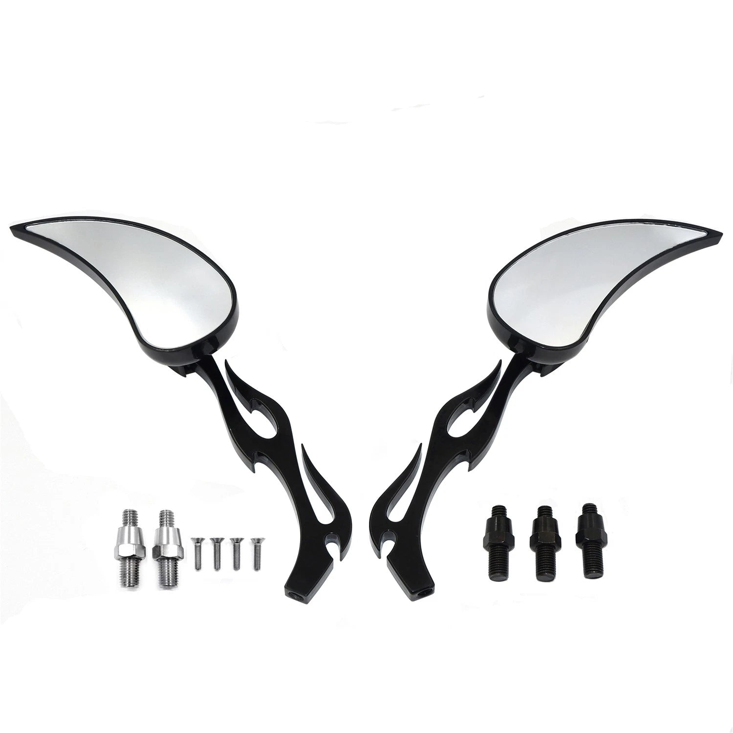 Teardrop Mirror for Yamaha Cruiser Royal Star Road Star V-Star Max Warrior (1996–2023)