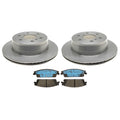ACDelco Silver Rear Brake Kit 345mm Disc Rotors Pads for Escalade Silverado (2007–2014)