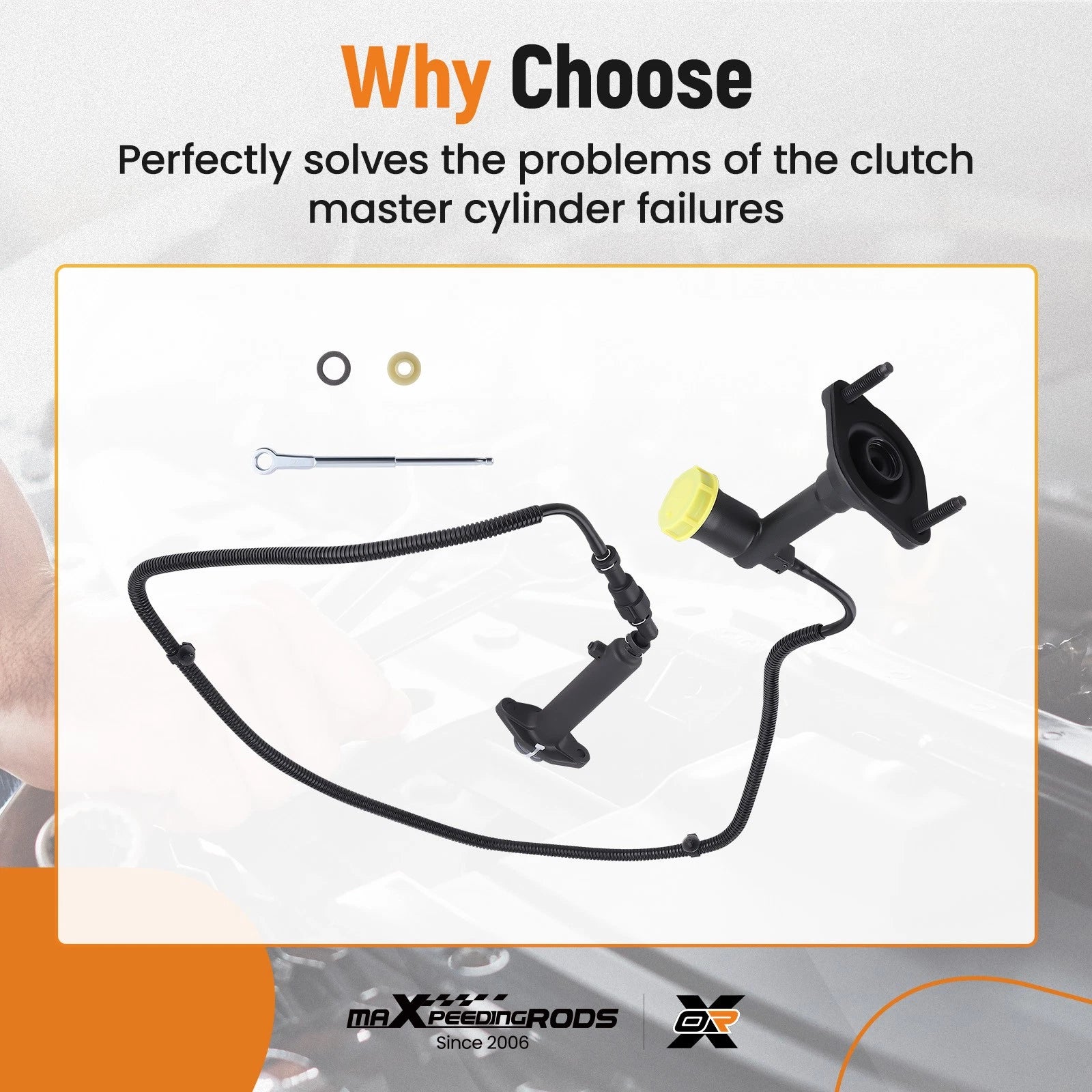 Clutch Master and Slave Cylinders Assembly for Dodge Ram 2500 3500 (2005–2014)