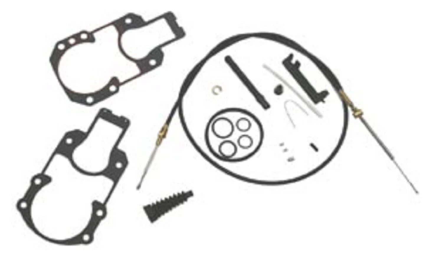 Lower Shift Cable Kit with Bellows & Gasket for Mercruiser Alpha/Gen II (902-110)