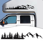 Car Tree Mountain Forest Vinyl Decal Sticker for Any Car