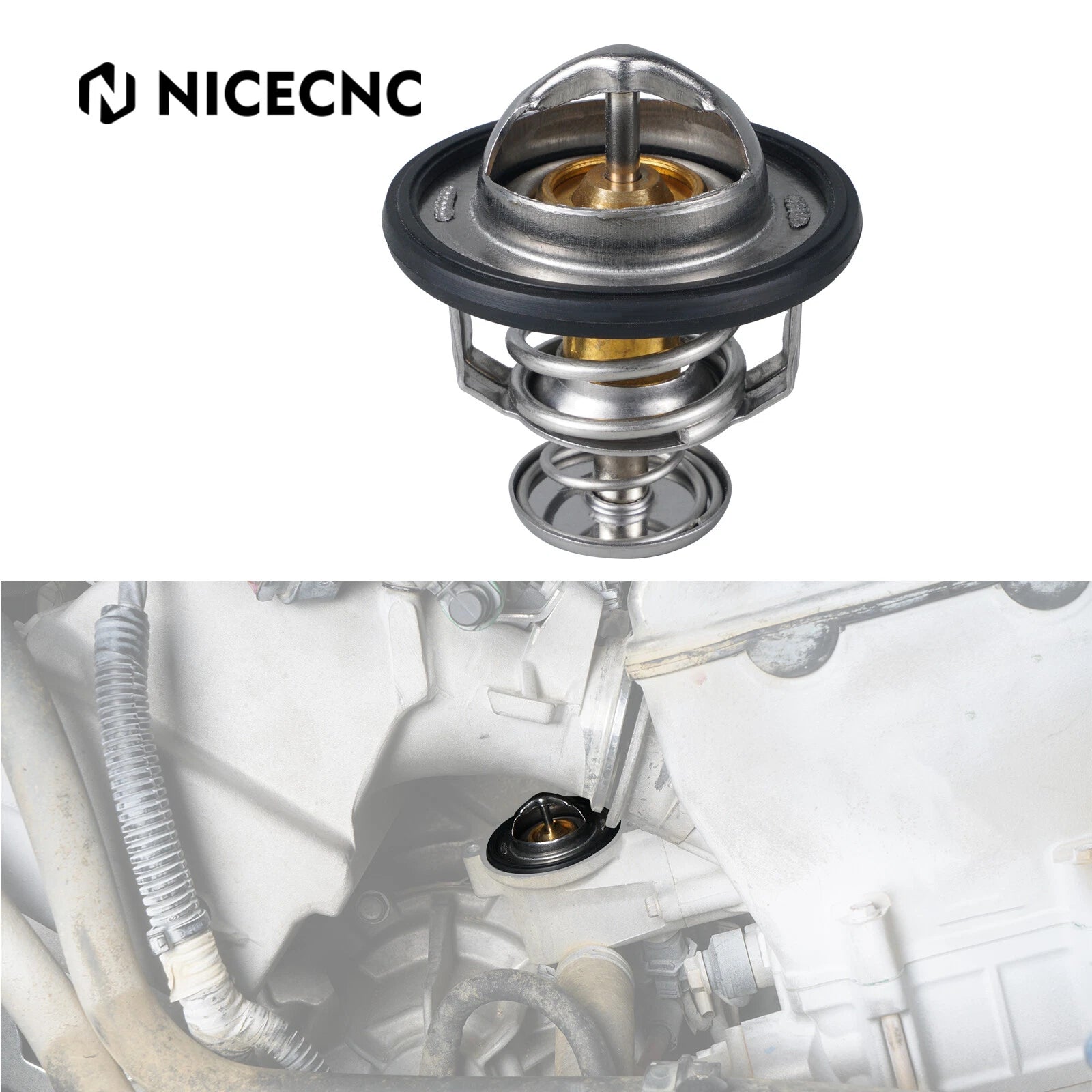 65-Degree Thermostat with O-ring for Polaris RZR Turbo XP 1000 (#7052526)