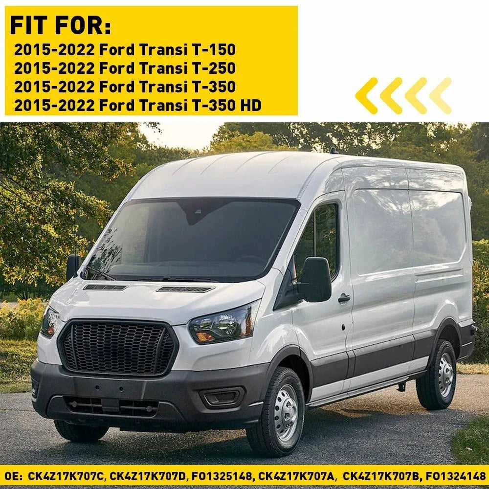 Set of 2 Upper Mirror Glass for Ford Transit T150 T250 T350 (2015–2022)