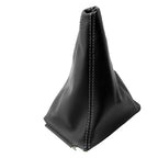Manual Shift Boot for Jeep Wrangler (2003–2006) White Stitch Leather Synthetic