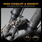 Front Fork Brace Stabilizer for Kawasaki KLR650 (2008–2024) - Anodized Aluminum