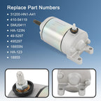 Starter Motor & Relay for Honda Sportrax 400EX (2005-2008)