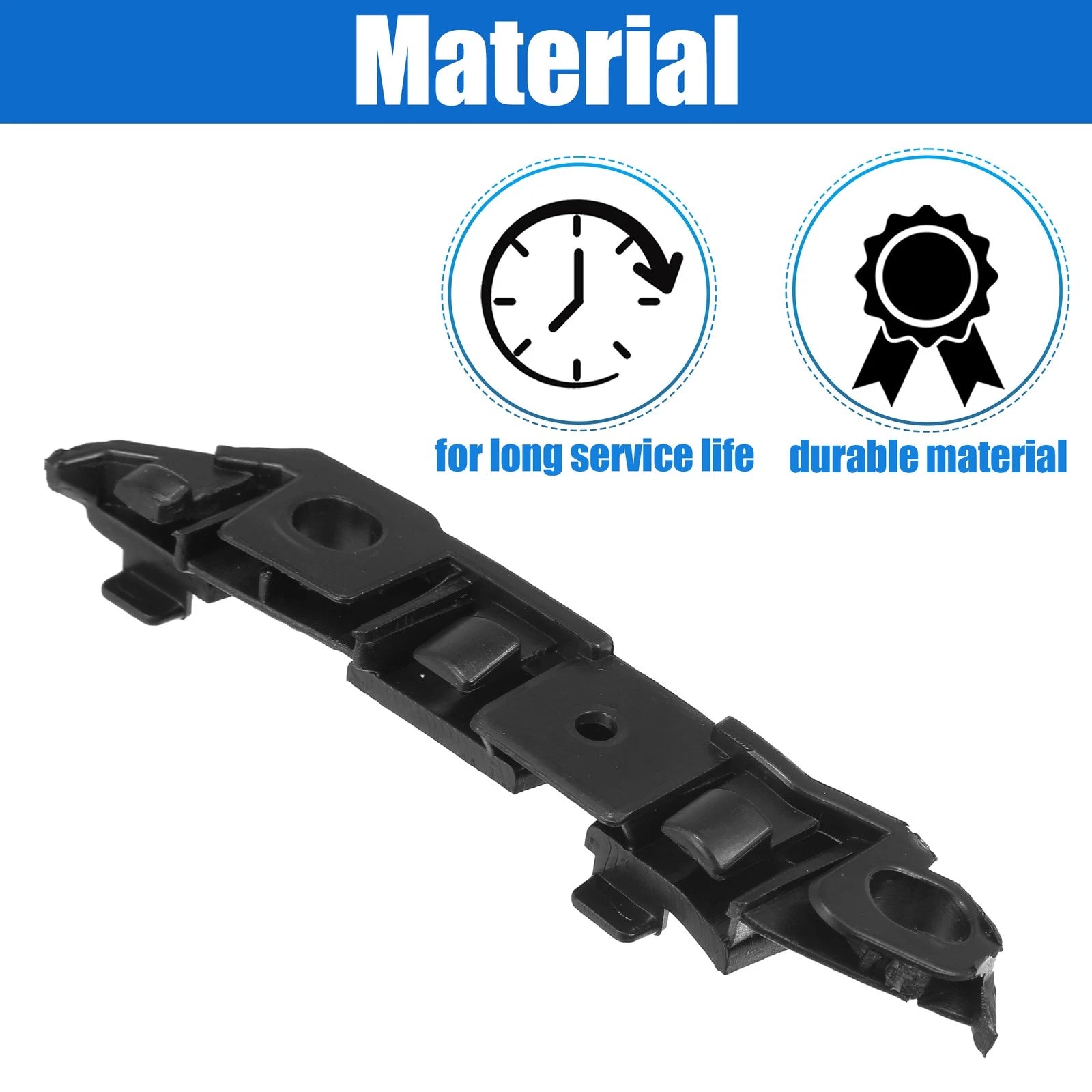 Set of 2 Upper Bumper Cover Support Brackets for Mercedes-Benz C43 (2017–2020)