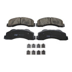 Set of 4 TRW Pro Front Ceramic Slotted Brake Pads for Ford Expedition F-150 Lincoln Navigator
