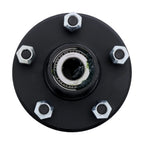 Trailer Hub Kit with 1 Inch I.D. Bearings for 5 Bolt Trailers (Year Range)