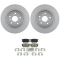 Bosch 2X Rear Quietcast Rotors & SD Ceramic Disc Brake Pad Kit for Avalon Camry ES350 (2005–2020)